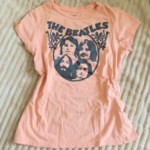 SOLD - The Beatles Orange Graphic Tee